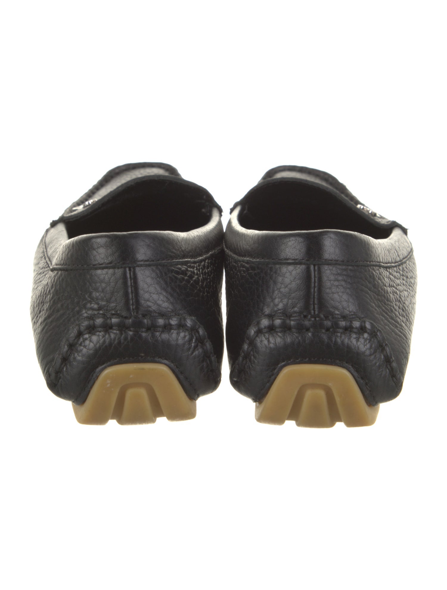 Gucci Interlocking G Logo Leather Loafers